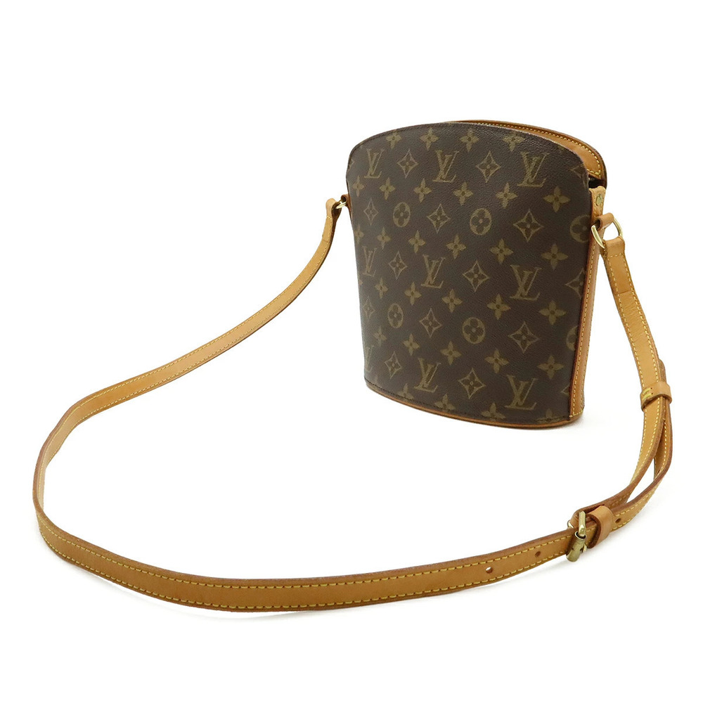 Louis Vuitton Monogram Druot Crossbody Bag Shoulder Brown